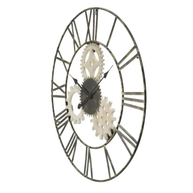 ZEGAR ŚCIENNY ZĘBATKI 70X4,5 cm